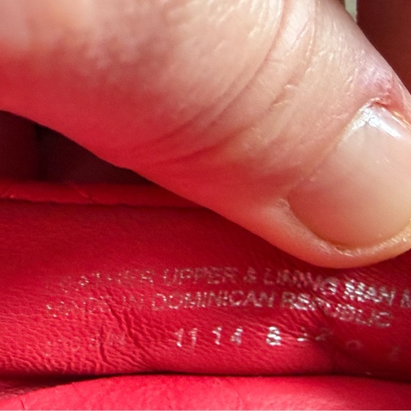 Tory Burch Red Quilted Flats with Gold Logo new without box